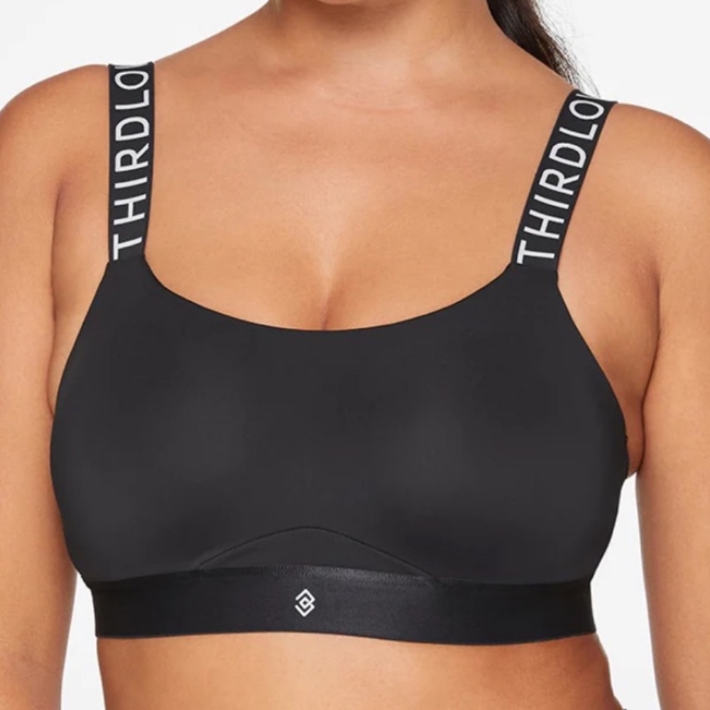 Third Love Kinetic Adjustable Sports Bra Black 36H